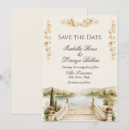 Lake Como Destination Spara Datum Inbjudan