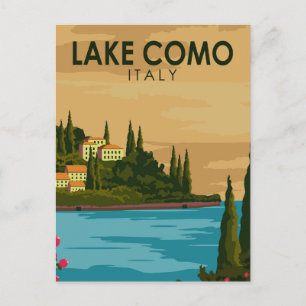 Lake Como Italien Vintage Vykort