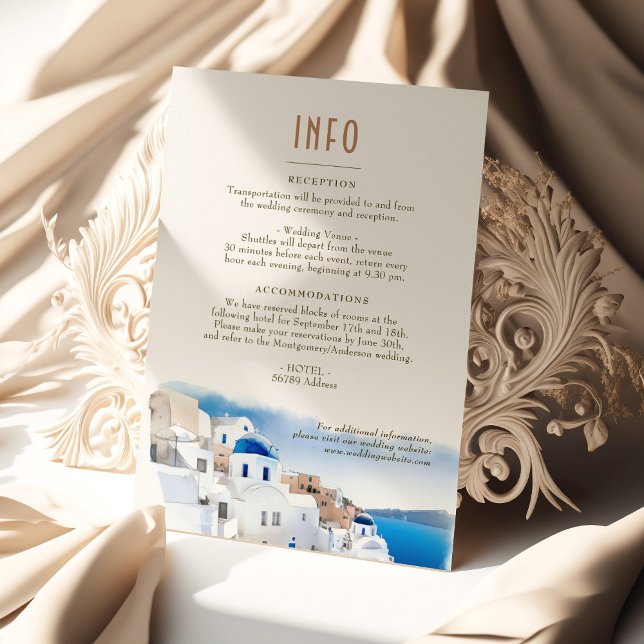Lake Como Italy Destination Insert INFO Details In Inbjudningar (Skapare uppladdad)