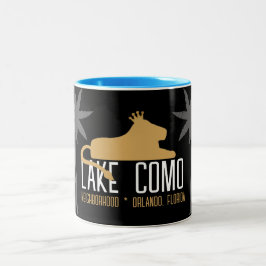 Lake Como-området Två-Tonad Mugg