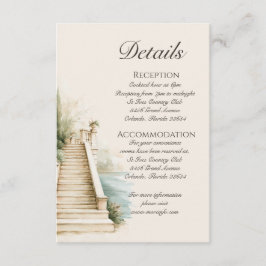 Lake Como Script Detaljer Införande Kort