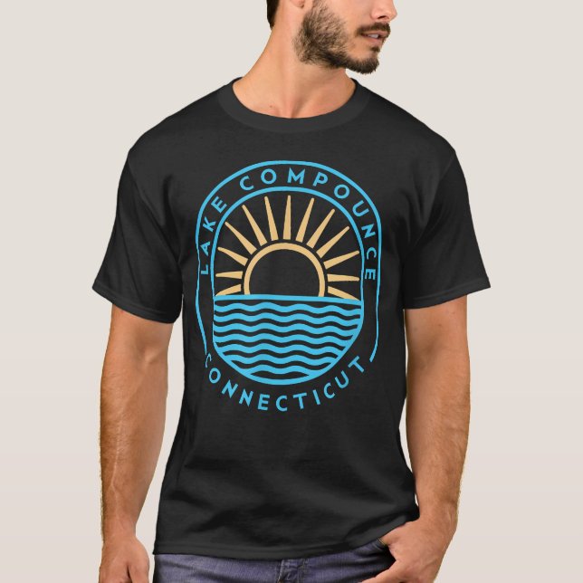 Lake Compounce Connecticut Friluftsliv T Shirt (Framsida)