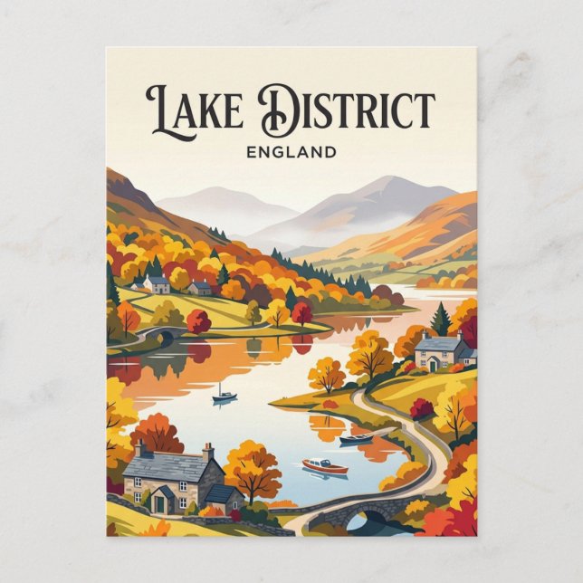 Lake District England Vykort (Framsida)