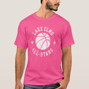 Lake Elmo Vintage All-Stars Retro 80-tals Basket T Shirt