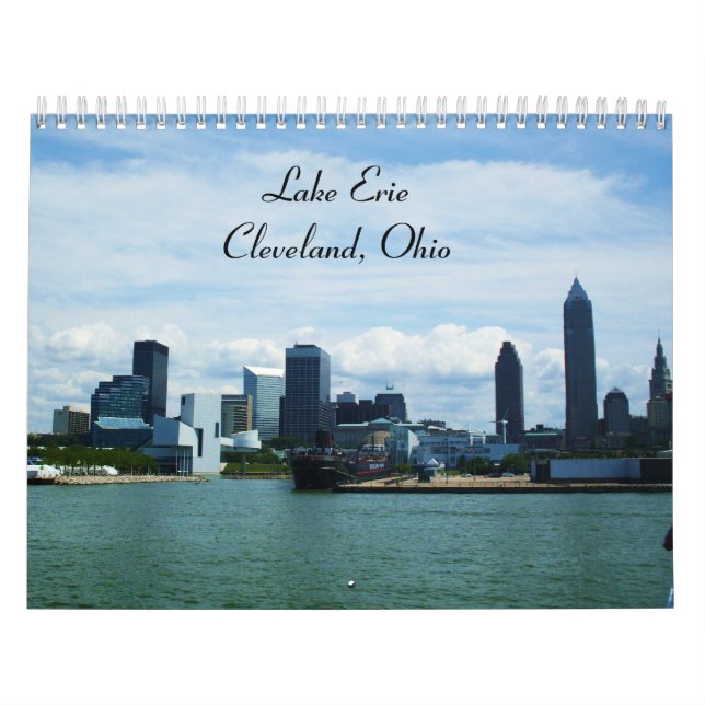 LAKE ERIE CLEVELAND, OHIO kalender (Omslag)