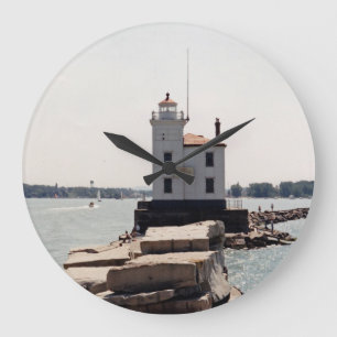 Lake Erie fyr Stor Klocka