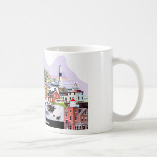 Lake Erie fyrar Kaffemugg