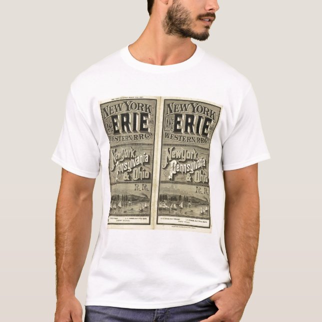 Lake Erie och western järnväg T Shirt (Framsida)