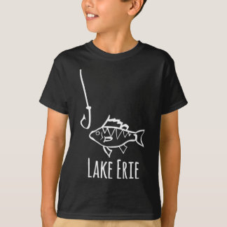 Lake Erie Pennsylvania Fiske Fish Hook Abborre Tr T Shirt