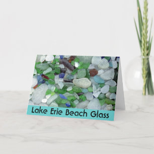 Lake Erie strandexponeringsglas Kort