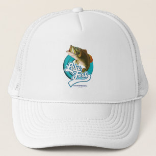 Lake Fork Texas Fiske logotyp. Keps