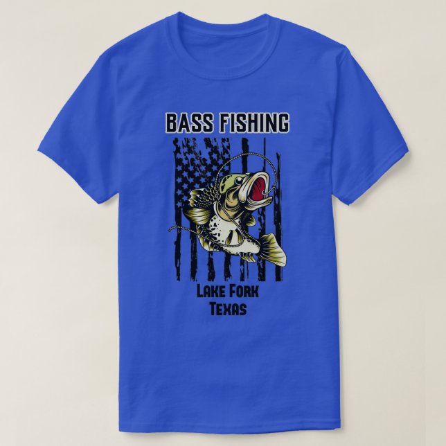 Lake Fork Texas T Shirt (Design framsida)