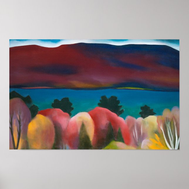 Lake George, Höst | Georgia O'Keeffe | Poster (Framsidan)