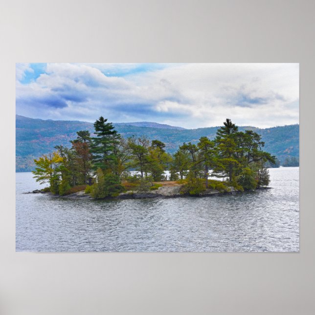 Lake George Island, New York  Poster (Framsidan)