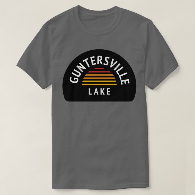 Lake Guntersville Sunset Triblend T Shirt (Design framsida)