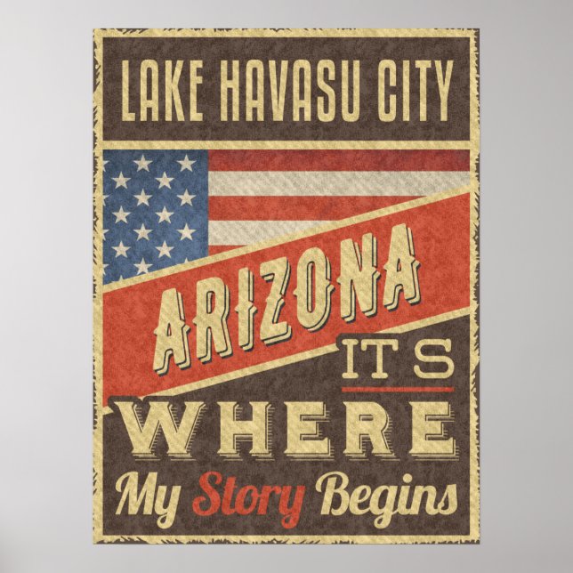 Lake Havasu City Arizona Poster (Framsidan)