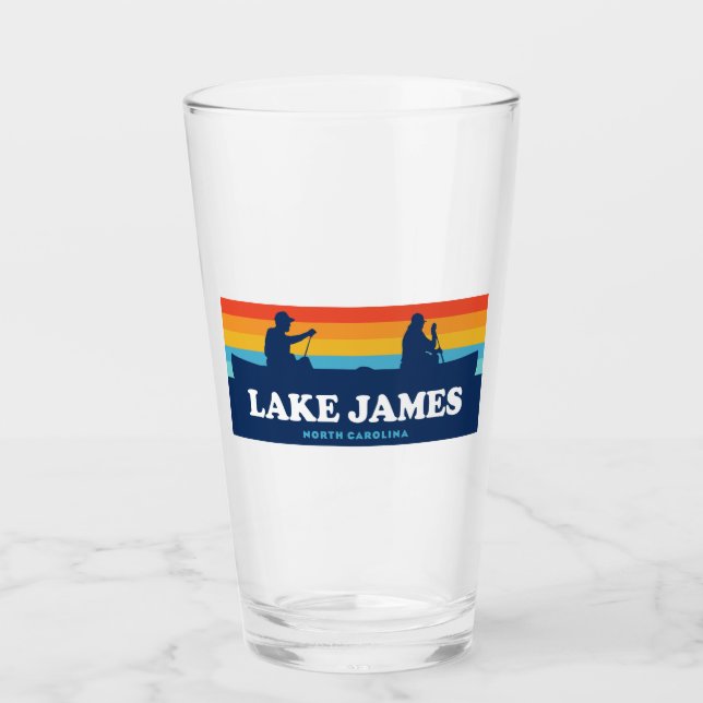Lake James North Carolina Kanot Glaskopp (Framsida)