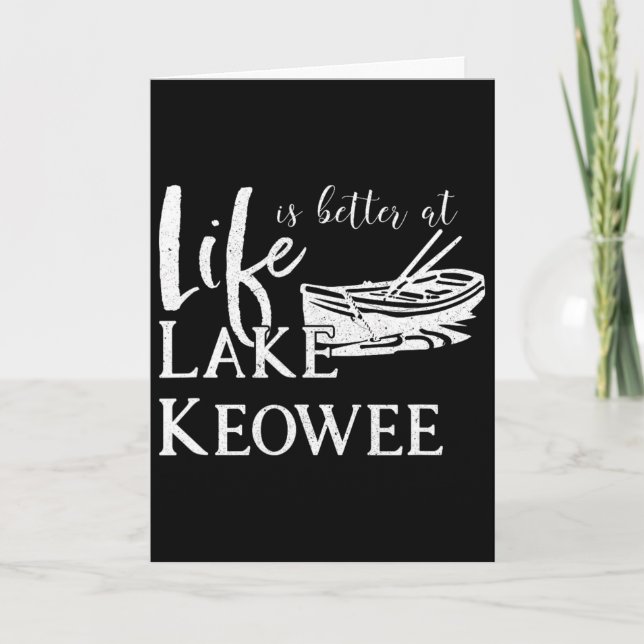 Lake Keowee  Kort (Framsida)