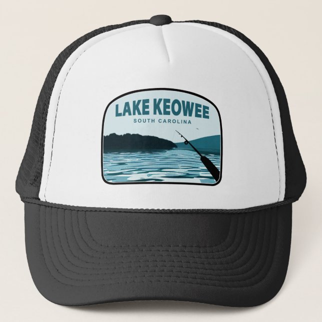 Lake Keowee South Carolina Fiskespö Keps (Framsida)