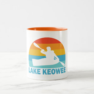 Lake Keowee South Carolina Kajak Två-Tonad Mugg