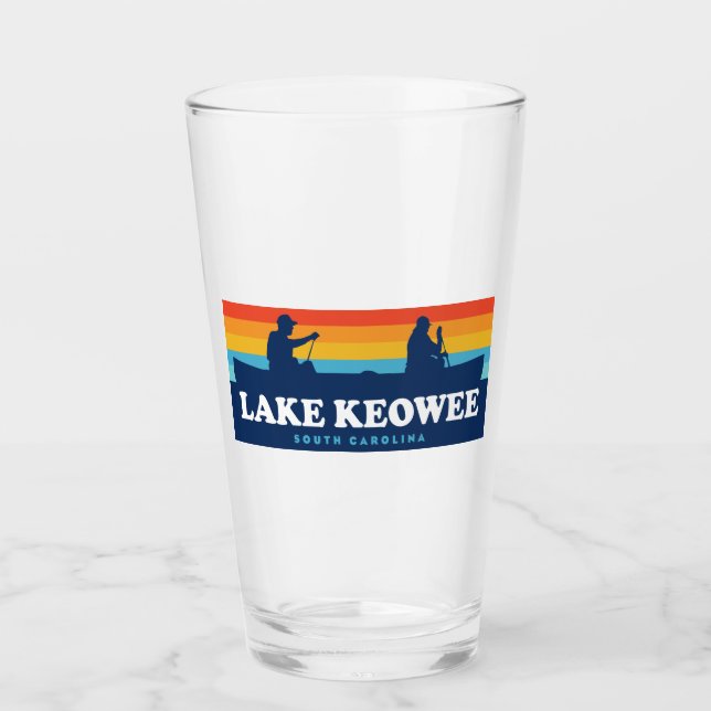 Lake Keowee South Carolina Kanot Glaskopp (Framsida)