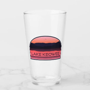 Lake Keowee South Carolina Red Sunrise Glaskopp