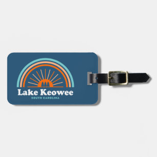 Lake Keowee South Carolina Regnbåge Bagagebricka