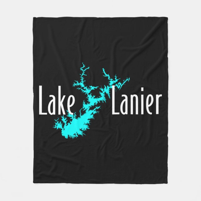 Lake Lanier Georgia Lake Silhouette Flygande filt (Framsidan)