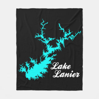 Lake Lanier Georgia Strandkart Fleecefilt