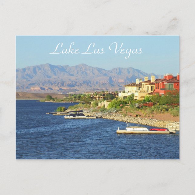 Lake Las Vegas vykort (Framsida)