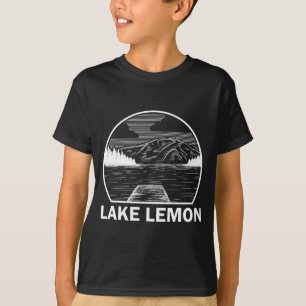 Lake lemon indiana rolig fiske camping sommar t shirt
