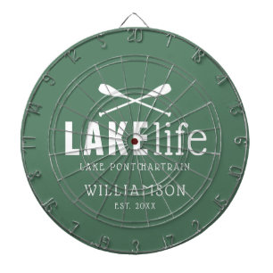 Lake Life Paddlar Personliga Darttavla