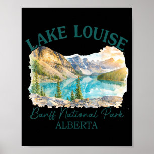 Lake Louise Alberta Banff nationalpark Kanada Poster