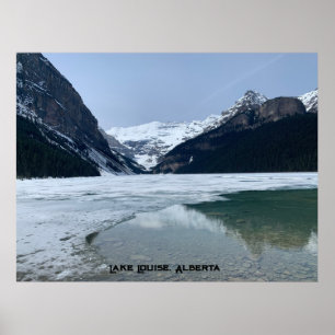 Lake Louise, Alberta Berömd Turistplats Poster