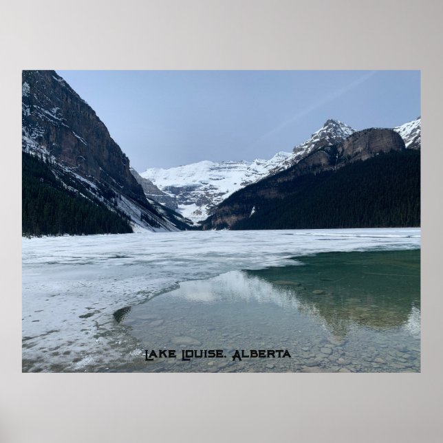 Lake Louise, Alberta Berömd Turistplats Poster (Framsidan)
