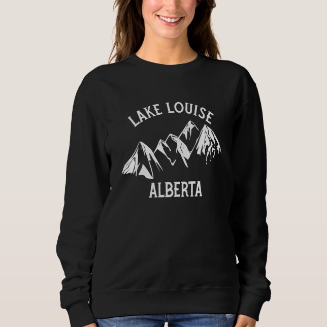 Lake Louise Alberta Canada Rocky Mountains T Shirt (Framsida)