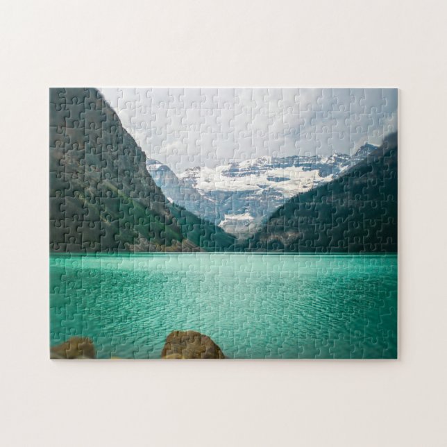 Lake Louise Banff Alberta. Pussel (Horisontell)