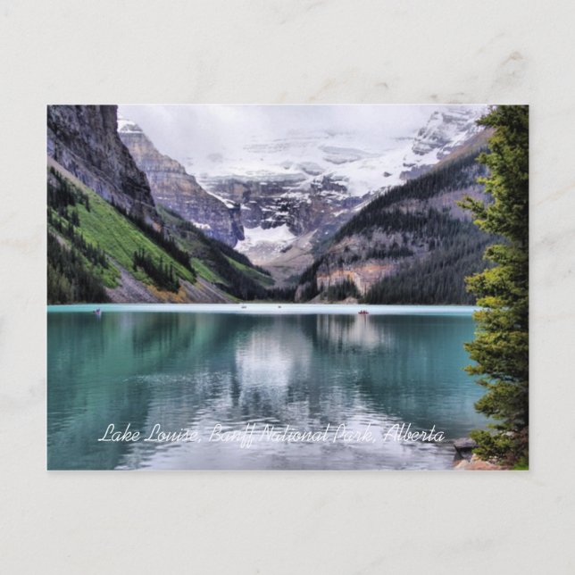 Lake Louise Banff Nationalpark Alberta Vykort (Framsida)