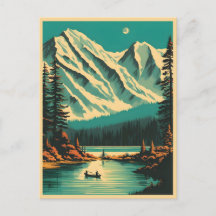 Lake Louise Banff Nationalpark Retro Resa