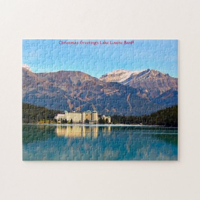 Lake Louise Banff. Pussel (Horisontell)