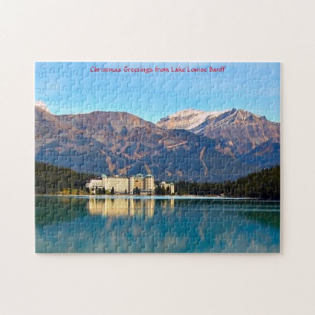 Lake Louise Banff. Pussel (Horisontell)