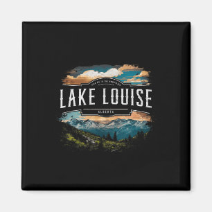 Lake Louise berg Alberta vandring Utomhus Vint Magnet
