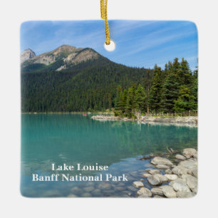 Lake Louise i Banff Kanada Julgransprydnad Keramik