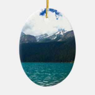 Lake Louise Kanada Julgransprydnad Keramik