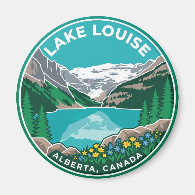 Lake Louise Kanada Magnet (Framsidan)