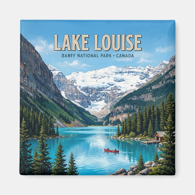 Lake Louise Kanada Magnet (Framsidan)