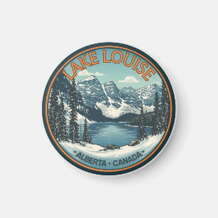 Lake Louise Kanada Resa Present Banff Nationalpark Magnet