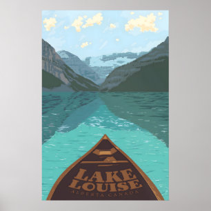 Lake Louise Kanada Reseskylt Poster