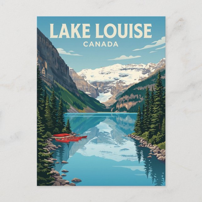 Lake Louise Kanada Vykort (Framsida)