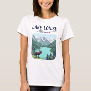 Lake Louise nationalpark Alberta Kanada Söt T Shirt